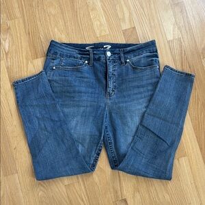 Seven7 Tummyless High Rise Women's Blue Jeans sz 16